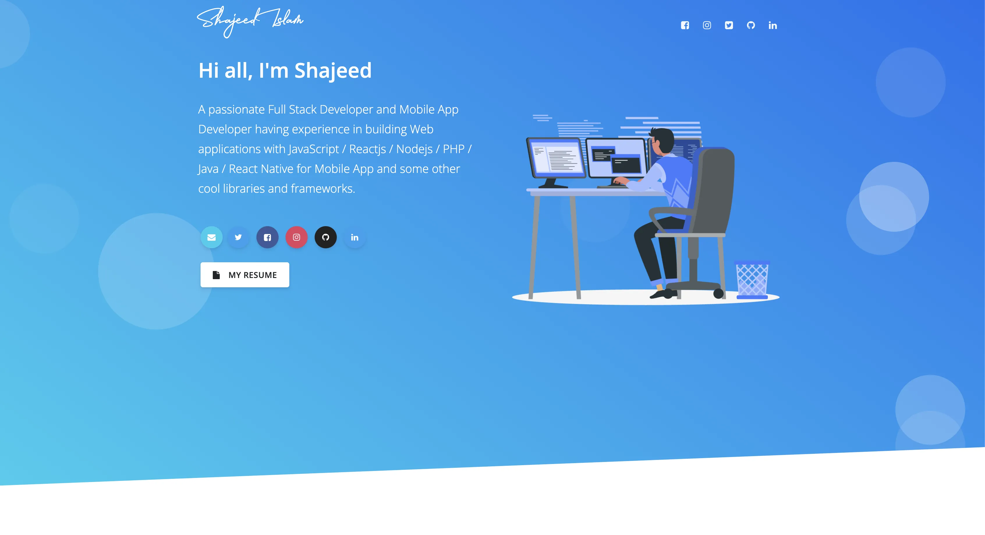 Shajeed Portfolio